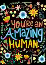You're an Amazing Human - Thank You card created by Fox Card Co