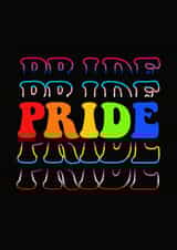 Pride month card created by Kittiwake Creations