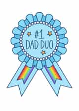 HEARTFELT FATHER’S DAY CARD FOR TWO DADS created by MOUSE CARDS