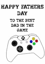 Fathers Day Xbox Card created by Caitlins Creations