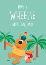 Chorlton and the Wheelies Father's Day Card created by Natasha Borg