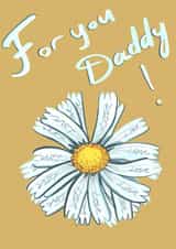 For you Daddy flower fathers day card created by Ksenia Samsonova