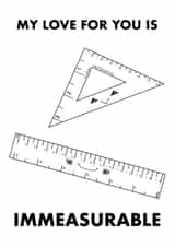 Set Square and Ruler Love created by Beany Geek