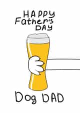 Cute Dog Dad Pint created by Dogs and cats 