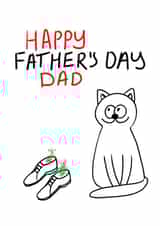 Father's day gift from the cat created by Dogs and cats 