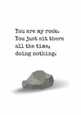 Cheeky Love Rock Card created by Rhymes for Reasons