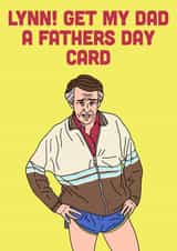 Lynn! Get my Dad a Fathers Day card created by Swazzdraws