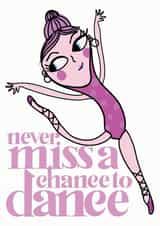 Inspirational Chance to Dance Card created by Elnup