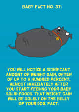 Baby fact new baby card created by Baby Facts