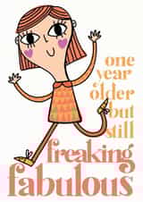 Freaking fabulous birthday card created by Elnup