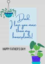 Houseplant Father's Day Card!  created by cardsbyEm