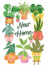 Pretty Plants New Home Card - New Home created by Katie Brookes