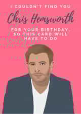 Chris Hemsworth For Your Birthday created by Faye Burtenshaw