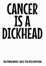 CANCER IS A DICKHEAD created by Blind Faith