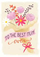 To the best mum ever bouquet created by Silvia Volpe