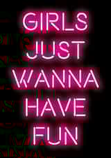 Girls Just Wanna Have Fun created by PengellyArt