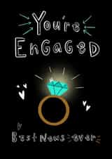 Engagement card  created by Lucy and Lolly