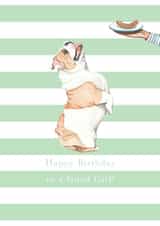 English Bulldog Birthday Card - Birthday Girl created by Paper Maven
