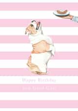 English Bulldog Birthday Card - Birthday Girl card created by Paper Maven