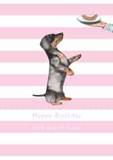 Dachshund Birthday Card - Birthday Girl card created by Paper Maven