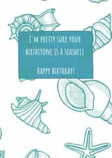 Seashell Birthstone Birthday Card! created by Sand and Seagull