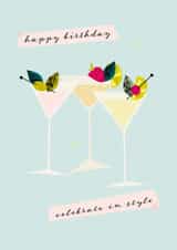 Birthday Cocktails created by Alison Porter