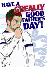 Jack Grealish Father's Day Card created by NotNiceThings