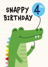 Snappy 4th Birthday created by Kiddy Winks Prints