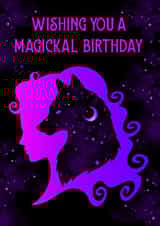 Wolf Spirit Birthday Card created by Cheeky Witch®