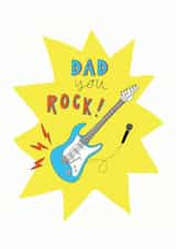 Rock Dad Fathers Day Card created by Laura Barnes