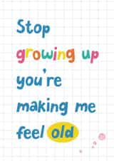 Stop Growing Up! created by Katherine Lynas