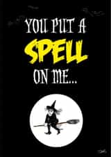 Spell On Me Anniversary card created by Steve Brown