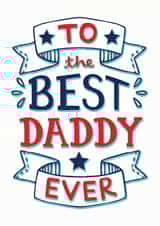 Best Daddy Ever Card created by Little Prints Charming