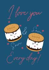 I Love You S'more and S'more Everyday created by Stephanie's Sketches