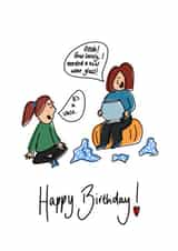 A wine filled birthday! created by Katie Glover Graphics