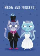 Meow and Furever Wedding Card created by Hannah Jayne Lewin