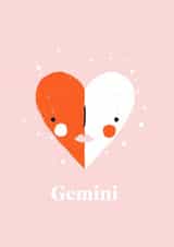 Gemini Love Heart Star sign created by Duchess Plum