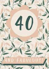 Forty and fab garden botanicals created by Kattern Design