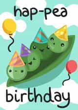 Hap-pea Birthday! created by Hana Khan