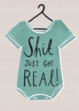 Funny baby news baby grow created by Kelsey  Collings 