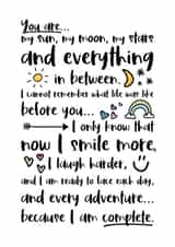 Soulmates - You Complete Me Card created by And You Can Quote Me