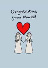 Congratulations you’re married - LGBTQ Wedding created by RaeCreates2021