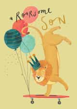 Son Lion Birthday Card created by Louise Tiler