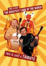 Jack Black Tribute Celebration Card created by Mythokell