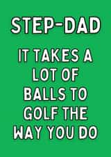 Step-Dad Sarcastic Golf Card created by Meg's Creative Outlet