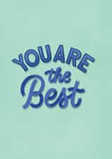 You're the best, Friendship Card created by Kamilla writes letters