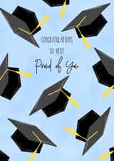 Cute Graduation Hat Card created by Paper Wishes Co