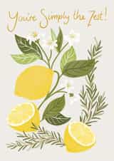 Simply the Zest Thank you Card created by Frankie Norman