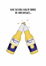 corona beer card created by averageashhh