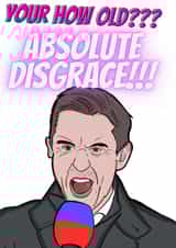 Gary Neville cheeky Birthday Card created by Rystar Designs